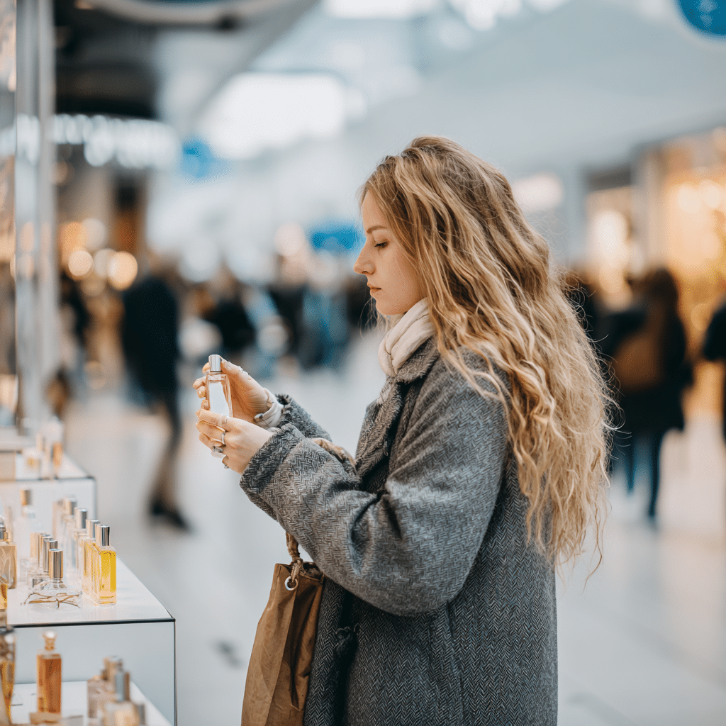 u3744633422 A woman samples perfume by smelling a tester stri cebde149 c62d 4c09 86f3 d375e78ce052 2