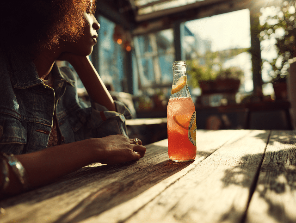u3744633422 Person enjoying a bottled drink at a sunny outdoo 35254e4c 2612 44ed aa60 94cce90ccc70 3
